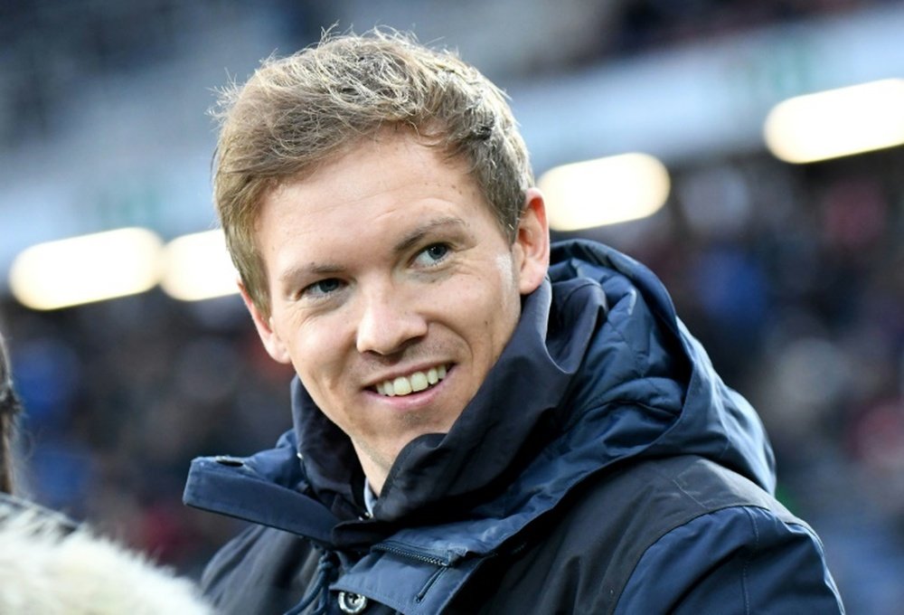 Nagelsmann will leave Hoffenheim at the end of the season. AFP