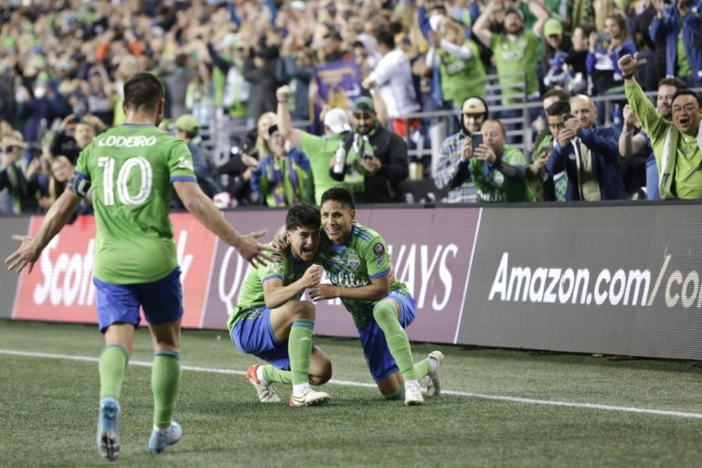 O Seattle Sounders é o campeão da Concachampions. AFP