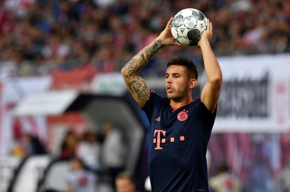 A Lucas no le ha ido nada bien en el Bayern. AFP