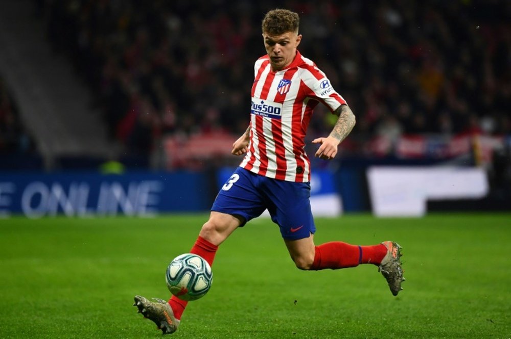 Trippier lo ha jugado todo con el Atleti. AFP