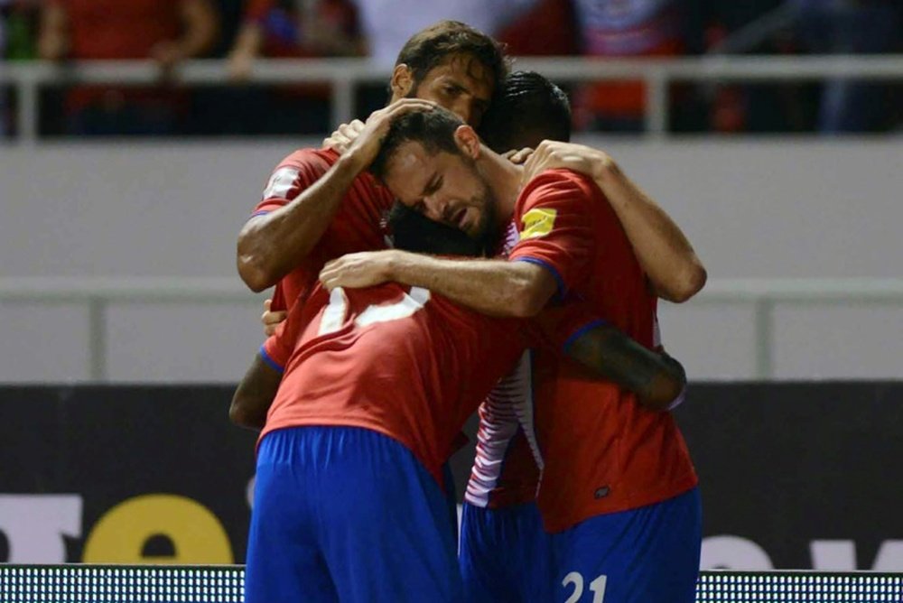 Costa Rica busca el pase al Mundial de Rusia. AFP/Archivo