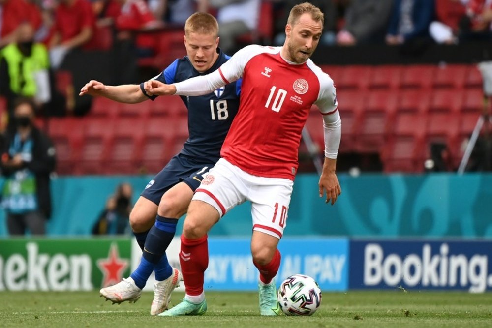 Eriksen will travel to Milan next week to undergo examinations. AFP