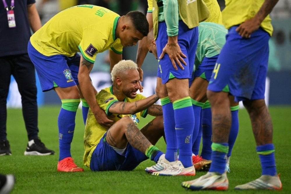 Brasil quedó eliminada del Mundial tras caer ante Croacia. AFP