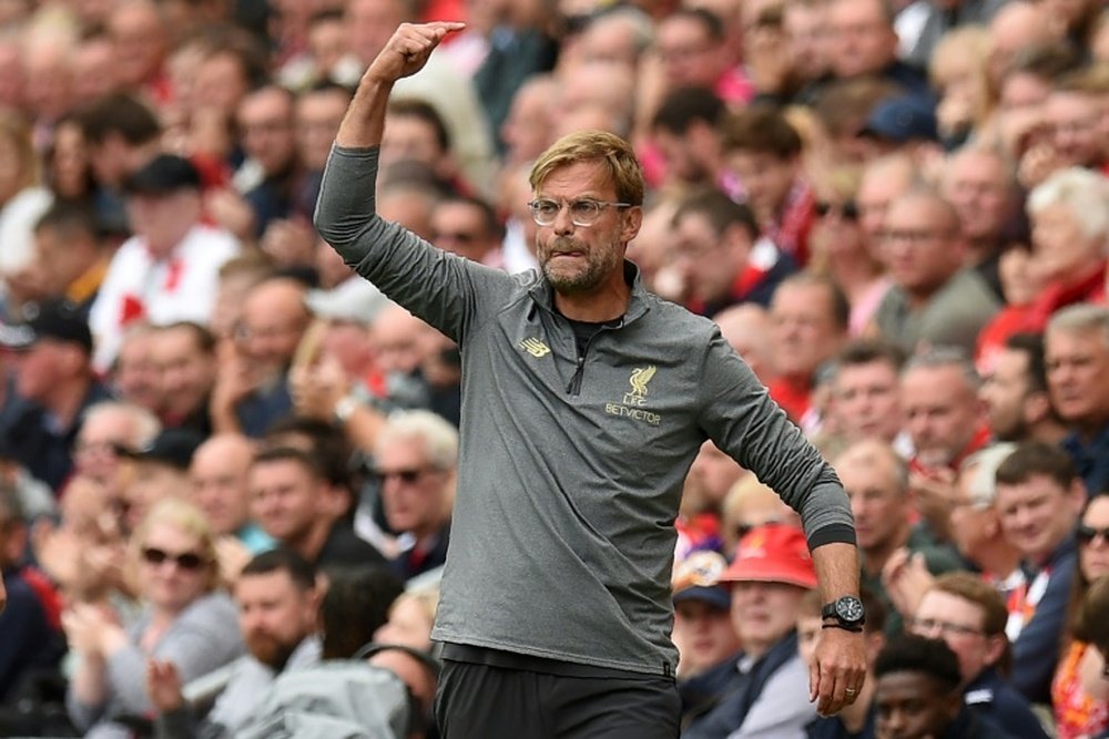 Klopp doesn't want his side to get complacent ahead of their second PL game. AFP
