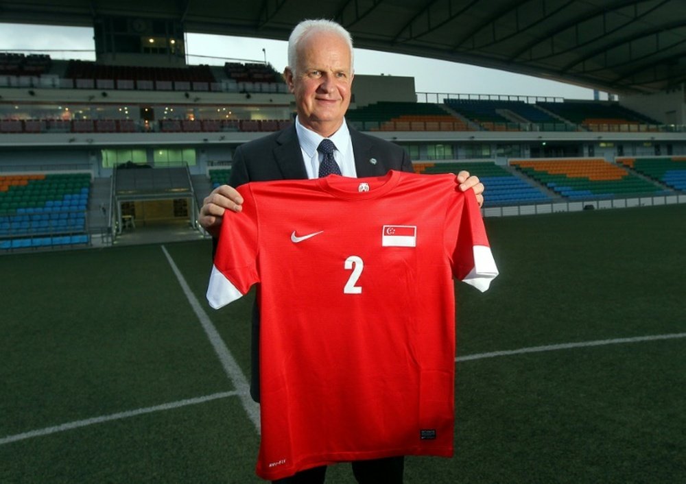 East Germany-born Bernd Stange was brought in by the Football Association of Singapore (FAS) in 2013