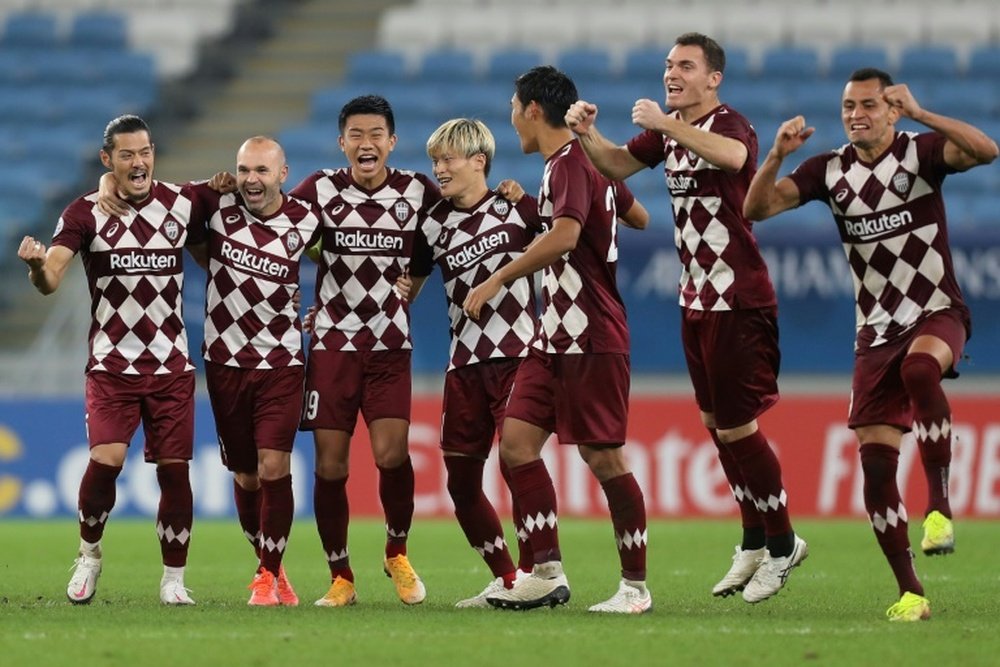 Vissel Kobe conquista o título da J1 League pela primeira vez. AFP