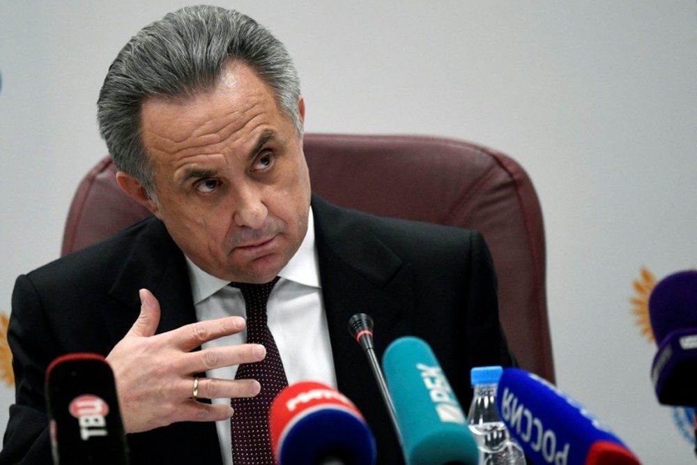 Mutko has been banned from the Olympic games over the doping scandals. AFP