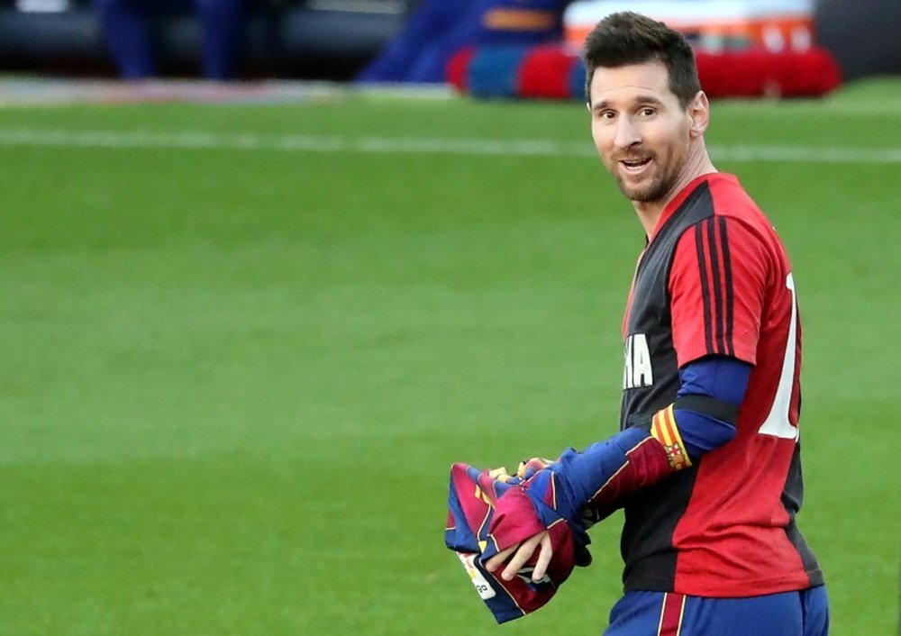 La historia 'culé' de Messi. AFP