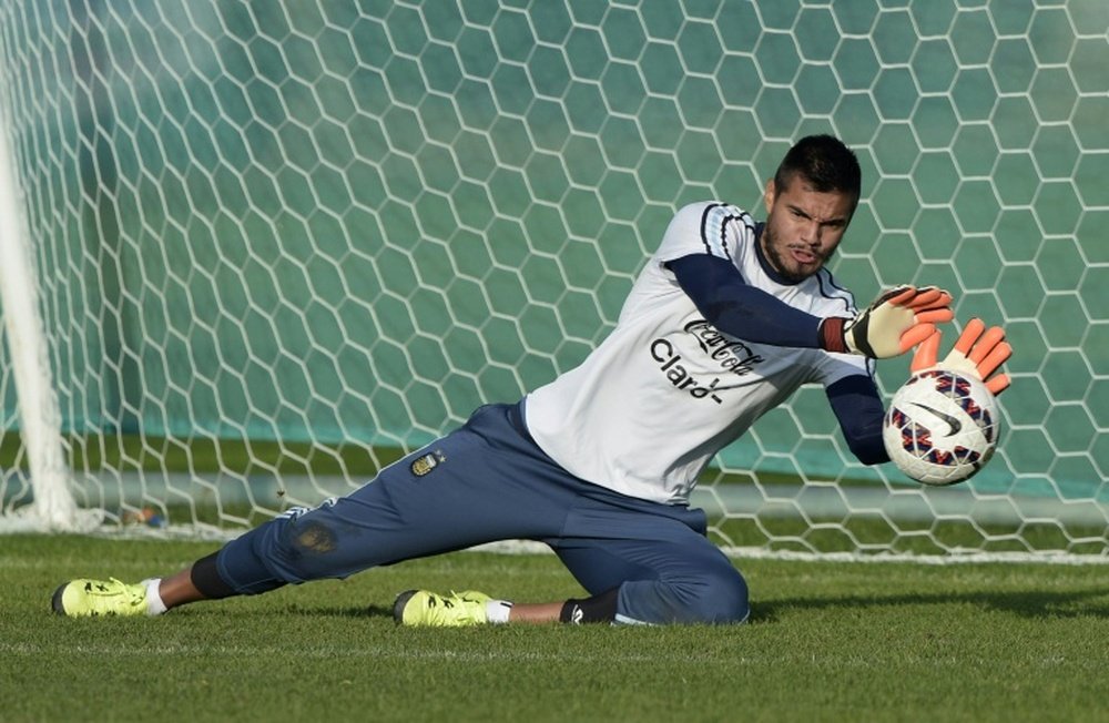 Romero no estará en el Mundial. AFP