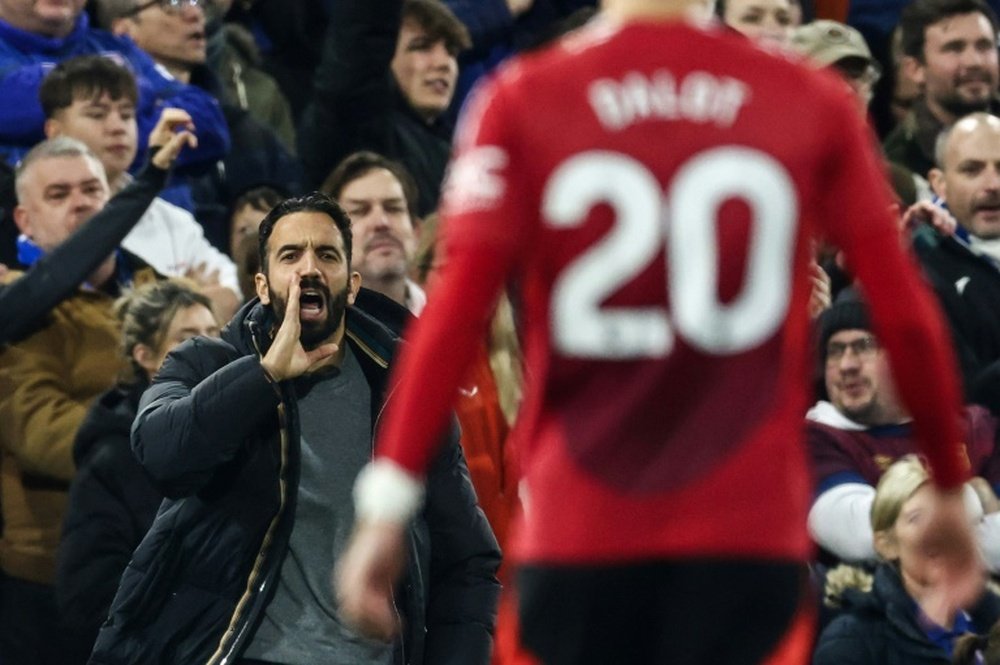 Rashford scored the first goal of the Amorim era. AFP