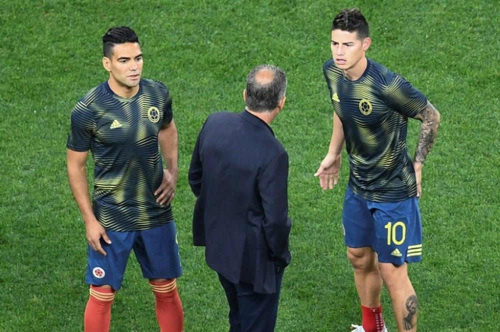 James não poderá continuar na Seleção da Colômbia. AFP
