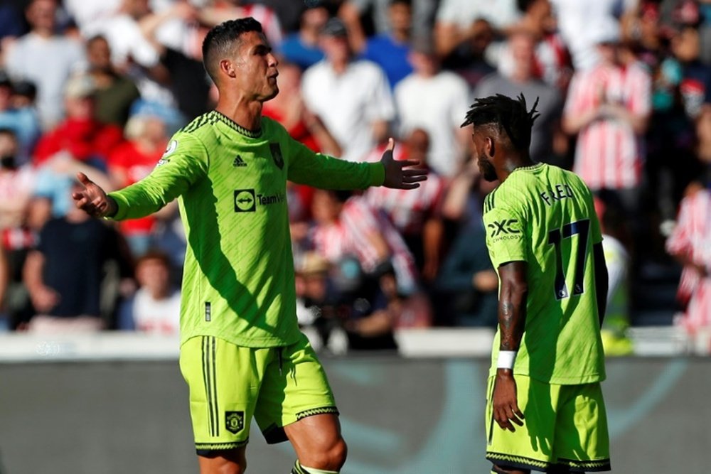 Man United want Cristiano out of the team. AFP
