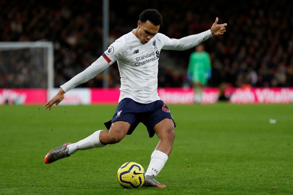 Trent Alexander-Arnold, unmatched in assists. AFP