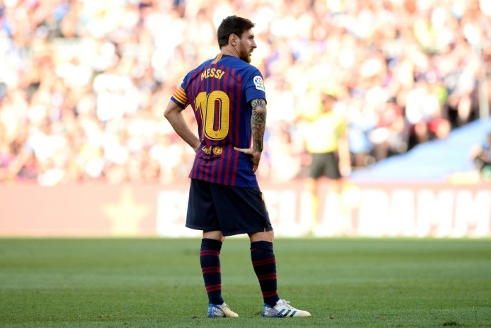 Messi no se cansa de hacer historia. AFP