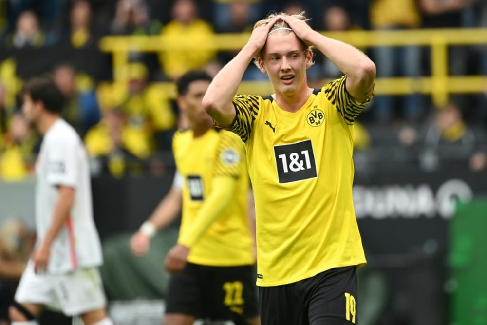 Brandt garantiu a vitória ao Borussia Dortmund. AFP