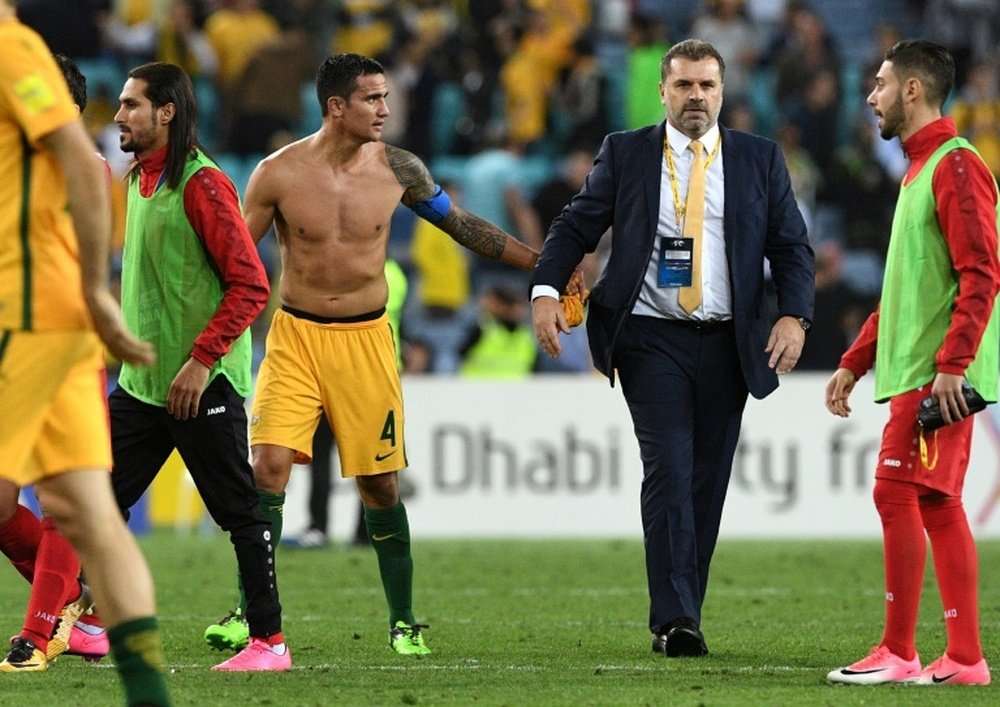I'll always be an outsider in Australian football, claims Socceroos coach Postecoglou. AFP