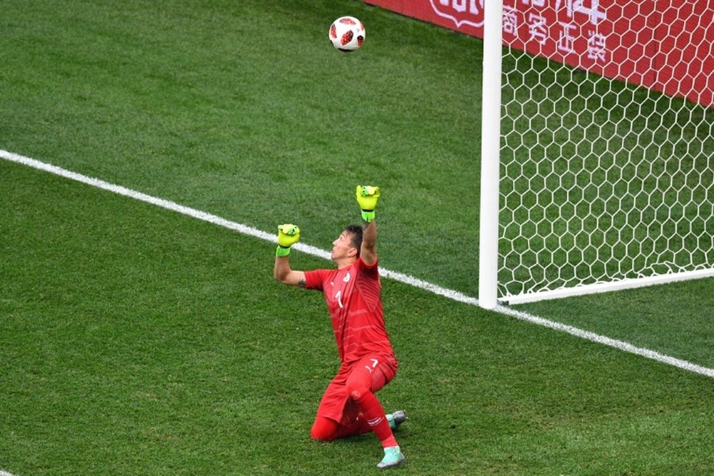 Muslera made a terrible misjudgement which led to France's second goal. AFP