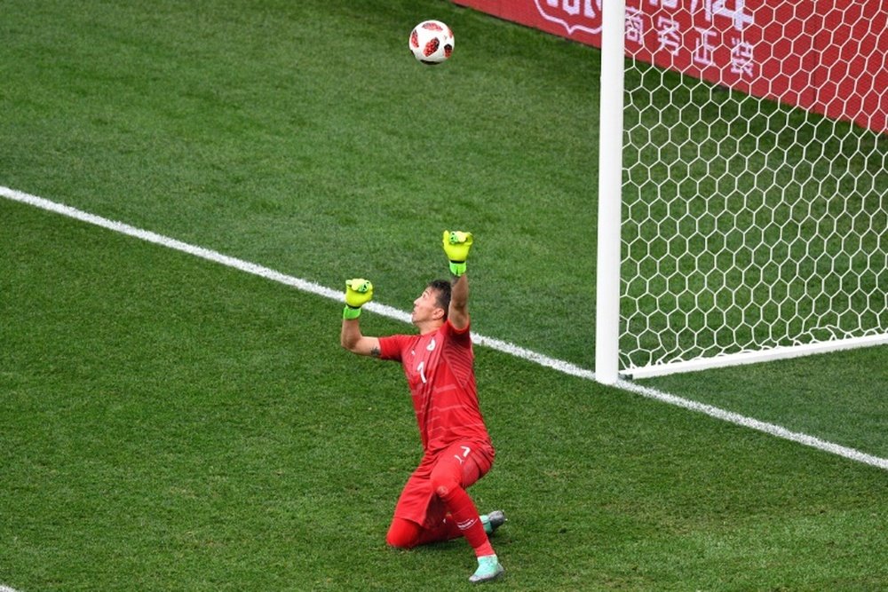 La faute de main de Muslera a creusé l'écart entre l'Uruguay et la France. AFP