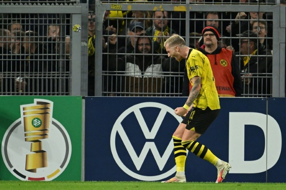 Marco Reus has claimed 250 wins in 416 matches with Borussia Dortmund. AFP