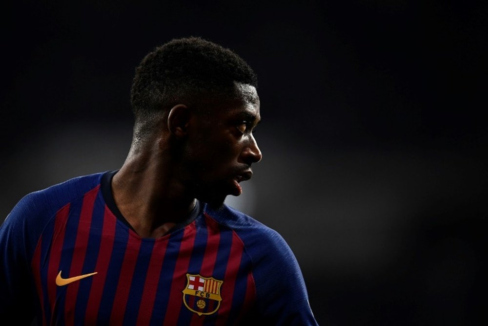 L'agent de Dembélé a affirmé qu'il allait rester au Barça. AFP
