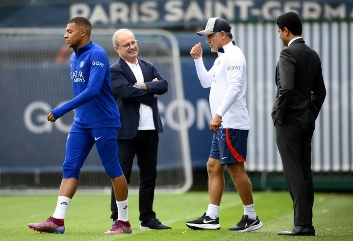 Galtier va faire souffler Mbappé face à Nice. AFP