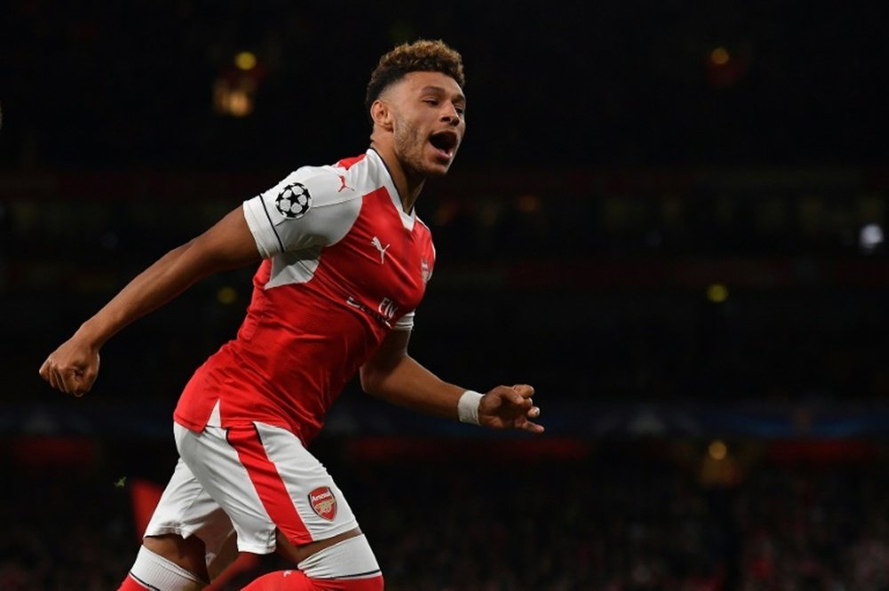 Chelsea are believed to be interested in Arsenal's Alex Oxlade-Chamberlain. AFP