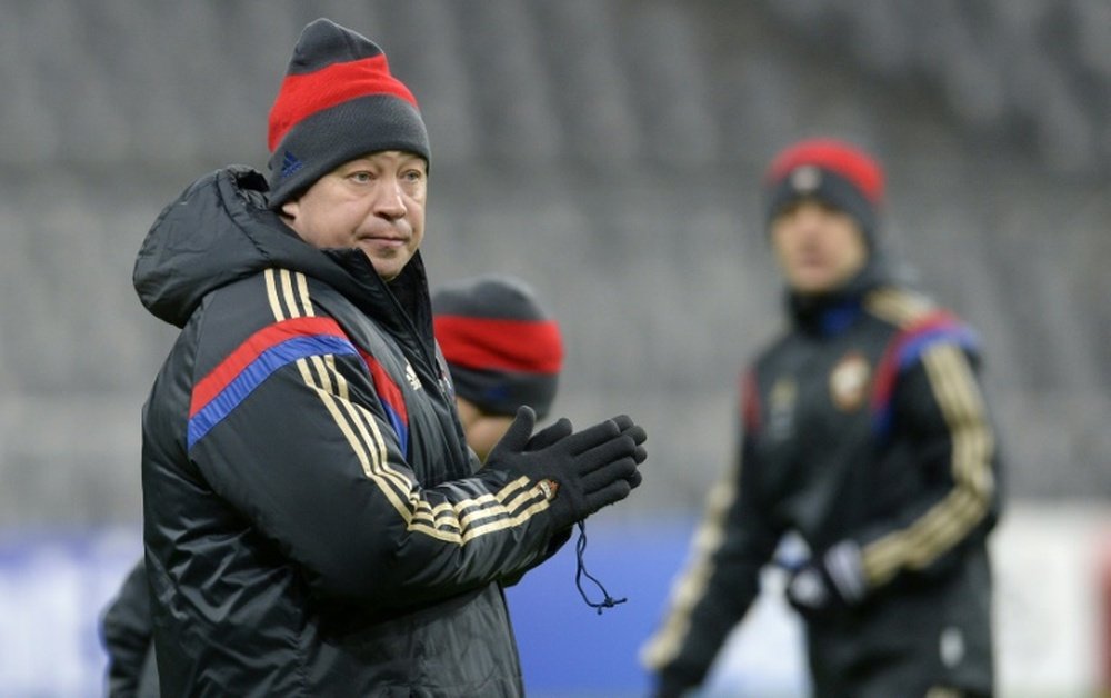 Russias new manager Leonid Slutsky has called up five of his own players from CSKA Moscow for his first matches in charge