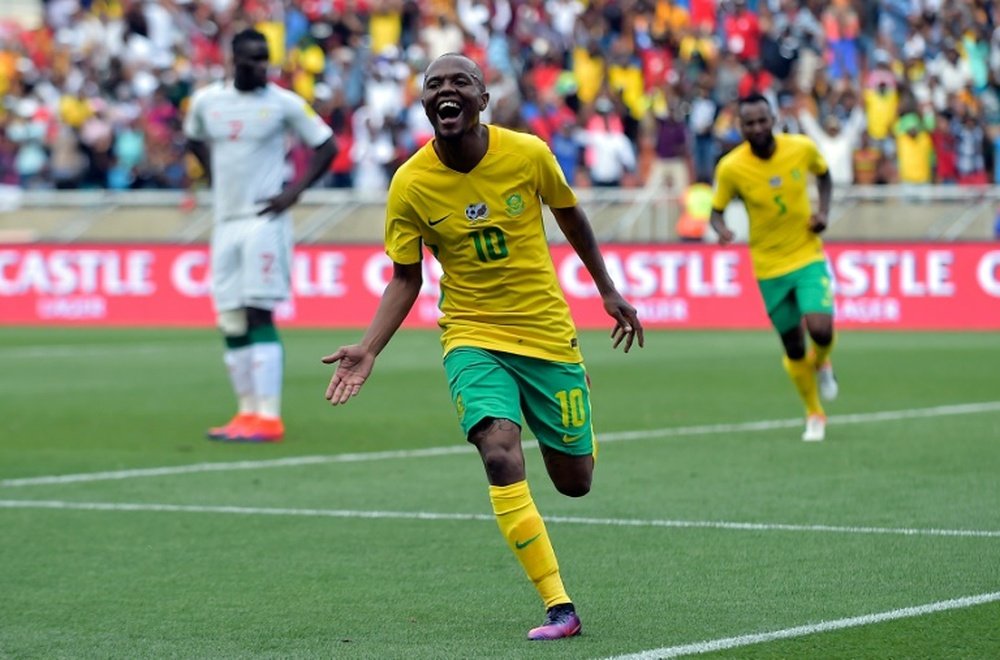 Thulani Serero a marqué le but de la victoire. AFP