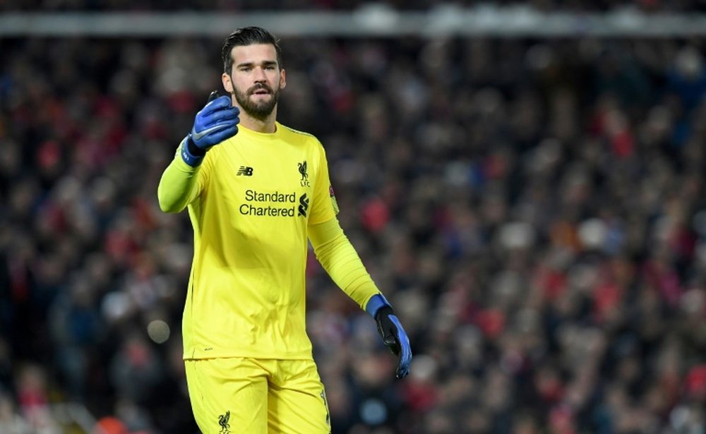 Jurgen Klopp hailed goalkeeper Alisson for his wonder save against Napoli. AFP