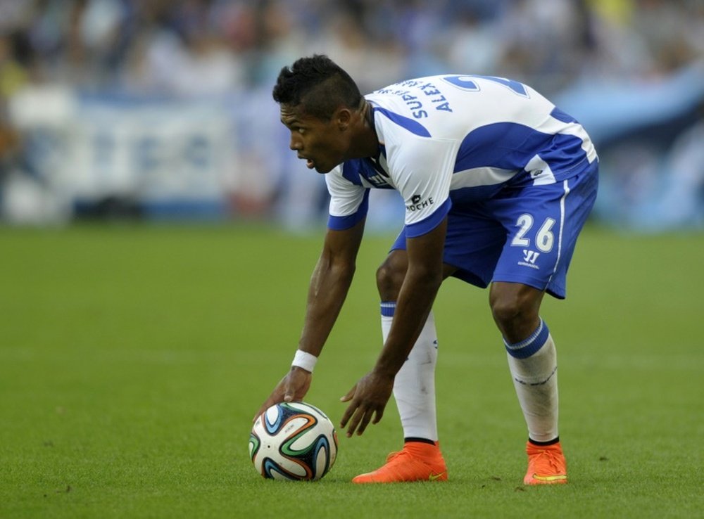 Portos left-back Alex Sandro, pictured on July 27, 2014, is poised to reject reported offers from Manchester City and Real Madrid to move to Juventus