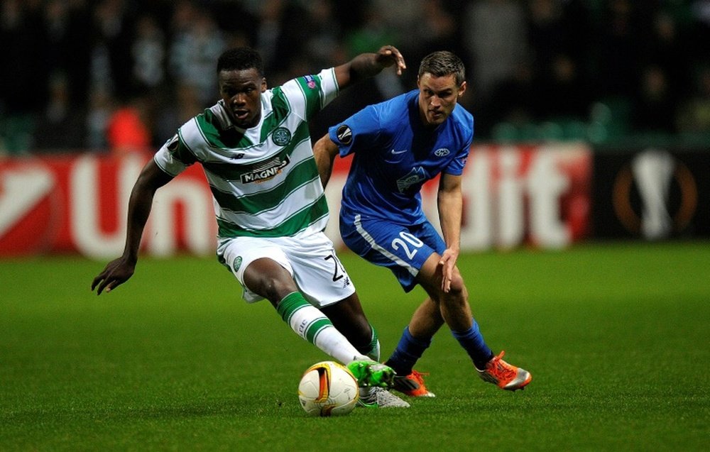 Celtic's defender Dedryck Boyota will miss Celtic's Champions League qualification. AFP
