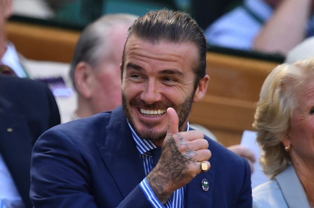 David Beckham sigue haciendo dinero hasta retirado. AFP