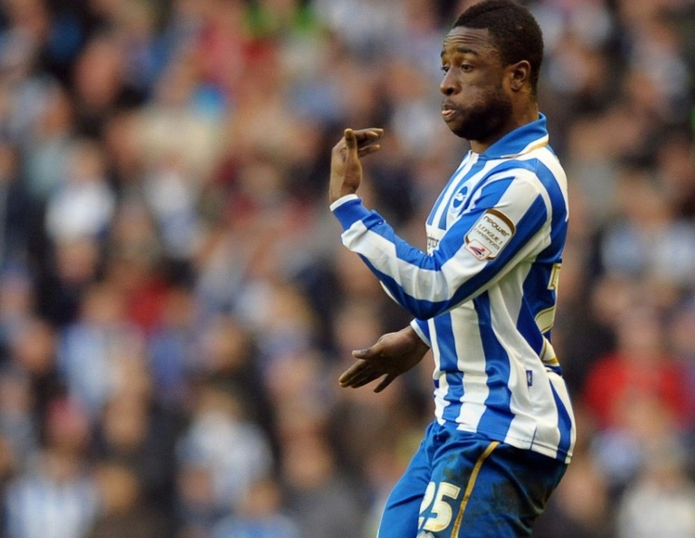 Brightons Kazenga LuaLua, pictured in action on February 19, 2012, had a fine strike to seal a 1-0 victory over Nottingham Forest