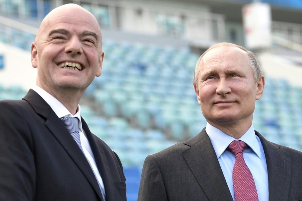 Putin quiere aprovechar el tirón del Mundial. AFP