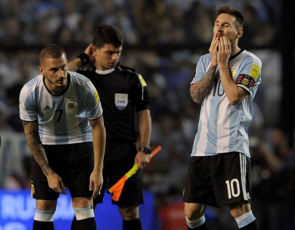 Seule la Bolivie inscrit moins de buts que l'Argentine de Messi, Dybala, Icardi, Higuain. AFP