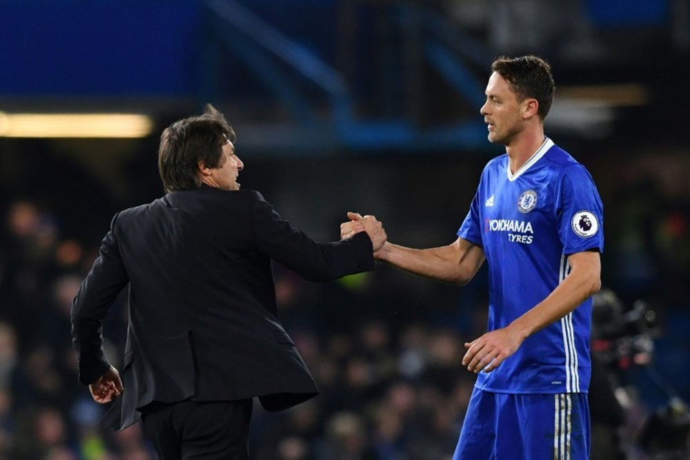 Conte says he regrets Matic's Chelsea departure. AFP
