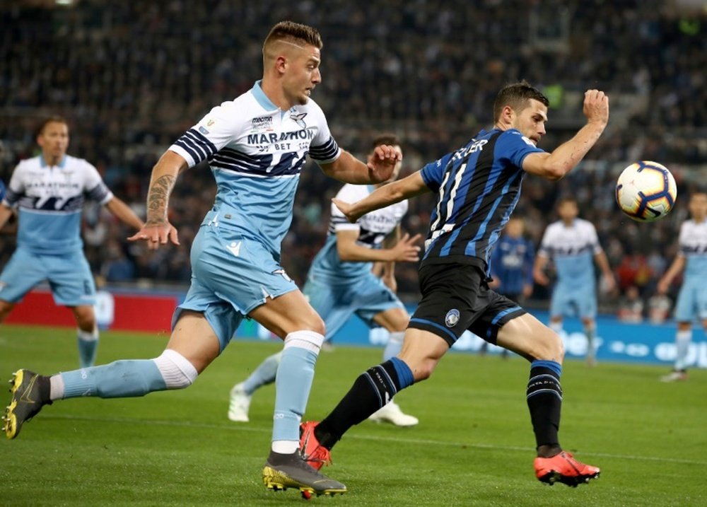 Lazio have found a replacement for Milinkovic-Savic. AFP