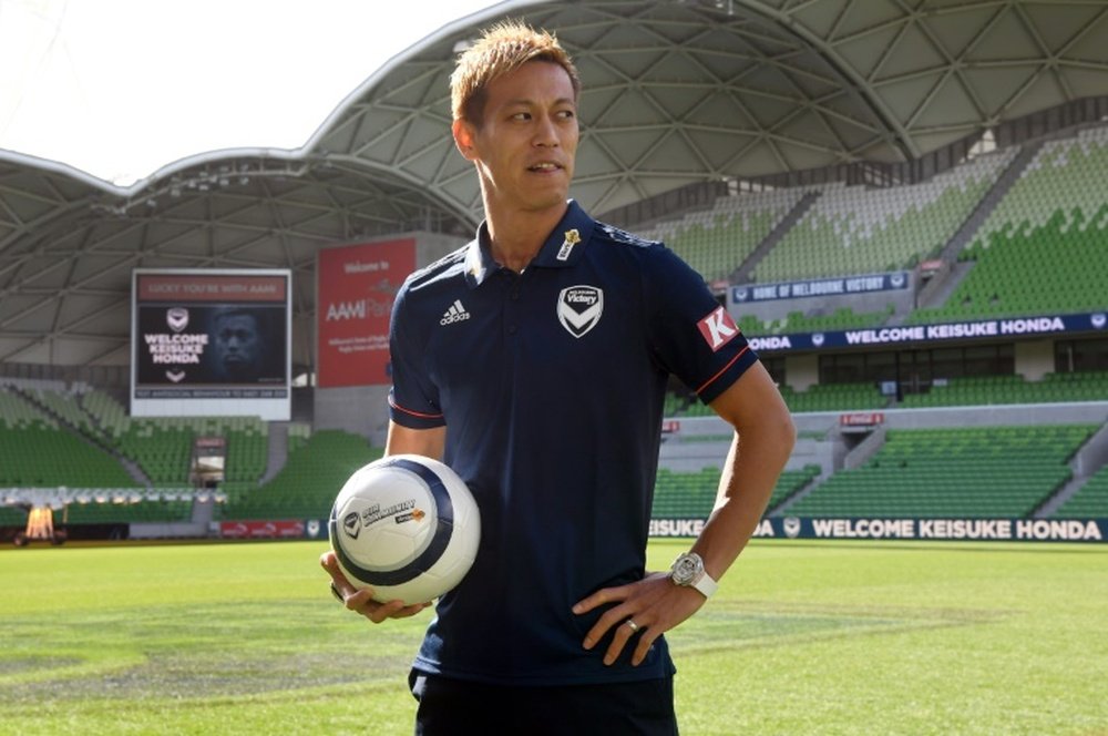 Keisuke Honda was absent for the game. AFP