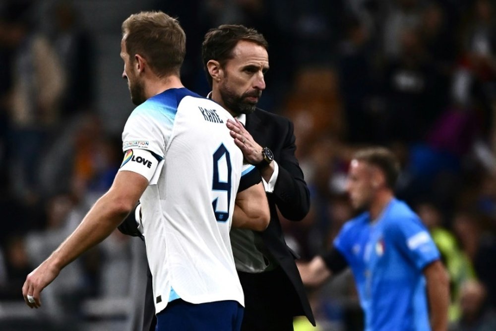 Para Southgate, Inglaterra hizo un buen partido ante Italia. AFP