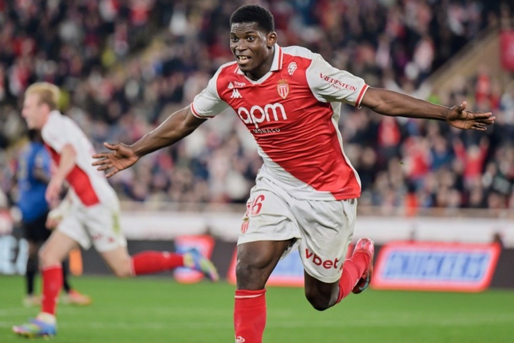 Breel Embolo célèbre le but de la victoire face à Nice. AFP