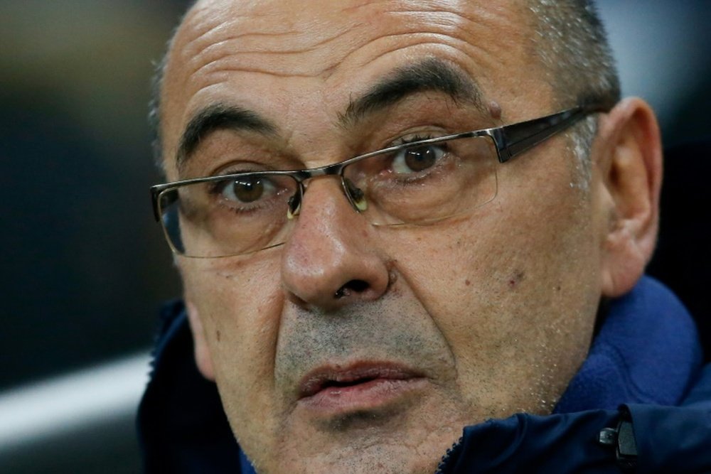 Sarri is expected to include a host of fringe and youth players. AFP