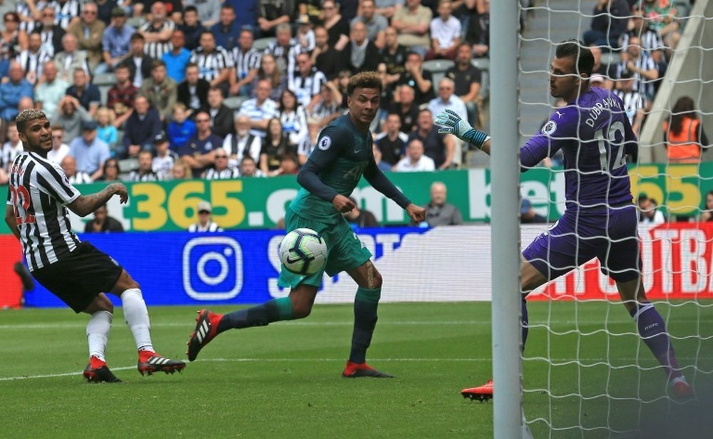 Newcastle narrowly lost out to Tottenham. AFP