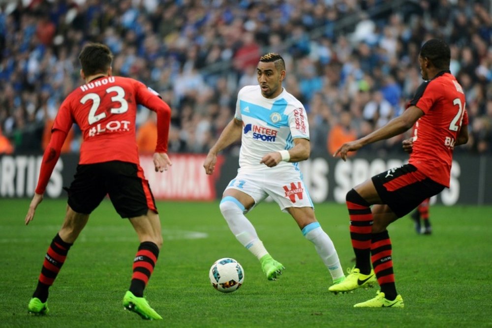 Marseille accueille Rennes ce dimanche à 21 heures au Stade Vélodrome. AFP