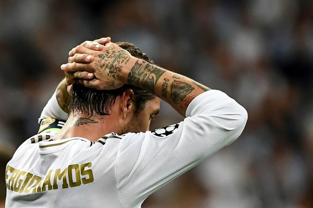 El Bernabéu tiene diez razones para caer en el pesimismo. AFP