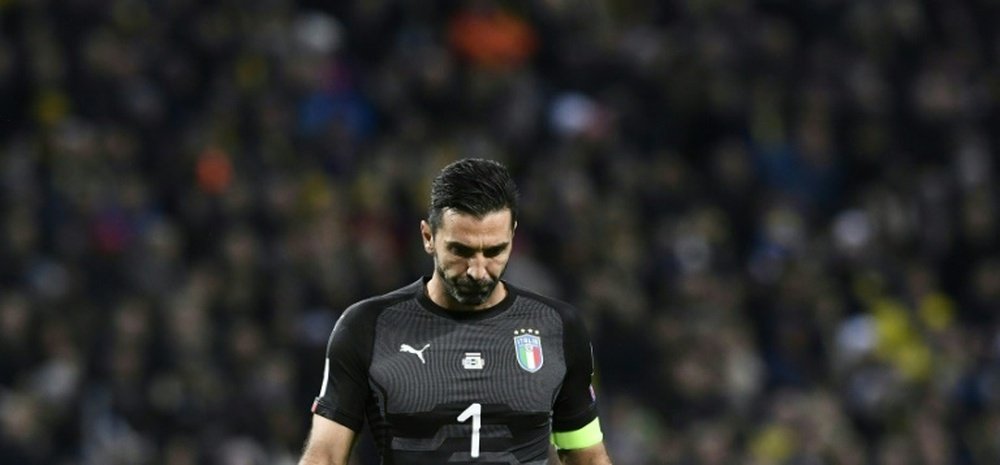 La continuité de Buffon en sélection italienne dépendra de ces 90 minutes. AFP
