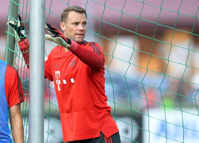Neuer volvió a jugar un partido oficial con el Bayern. AFP