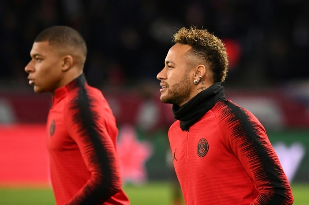 Neymar habló sobre la actualidad del equipo. AFP