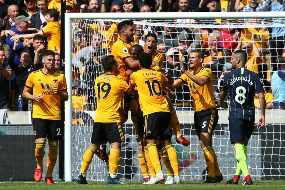 Wolves are aiming for a top half finish in their first season back in the top flight. AFP