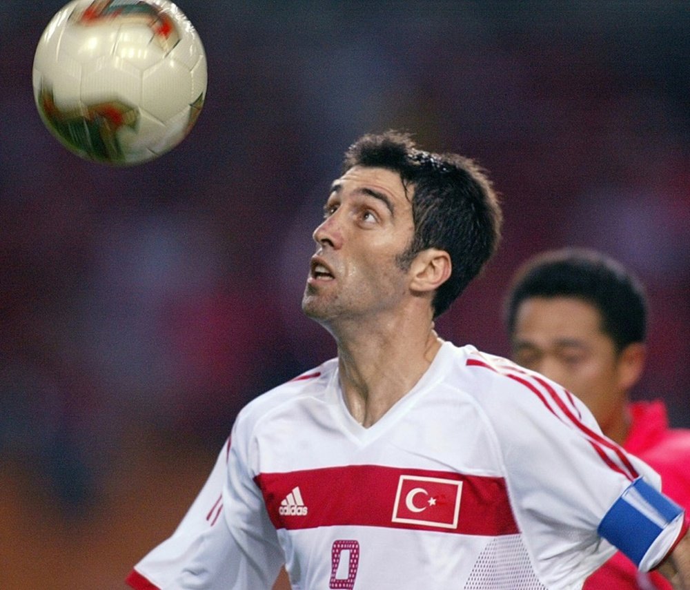 Turkish forward Hakan Sukur in action at the 2002 World Cup in South Korea. BeSoccer