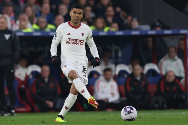 Casemiro could leave United this summer. AFP